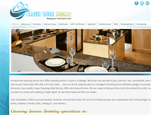 Tablet Screenshot of cleaningserviceberkeley.com